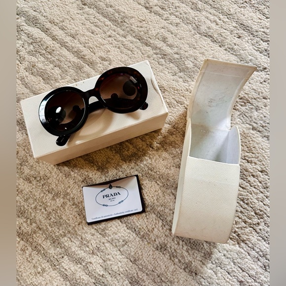 Prada Baroque Tortoise Sunglasses - Picture 11 of 14
